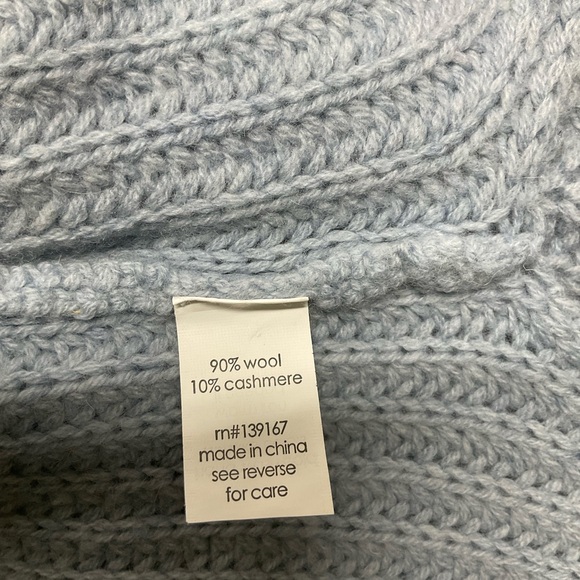 27 Miles Revolve Olive Sweater Size Small Color Mist Wool-Cashmere Coastal Chic - Picture 11 of 12